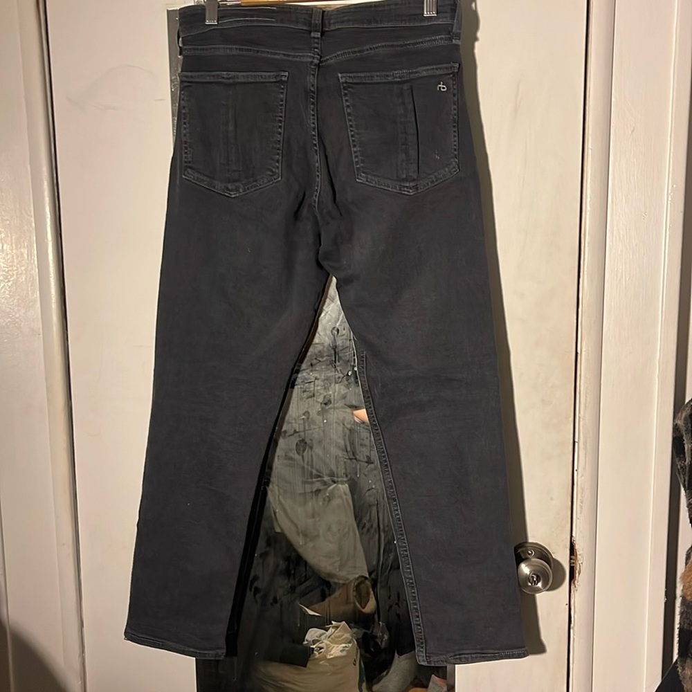 RAG N BONE Grayish black Nina high waisted JEANS/Minna color - Picture 4 of 13